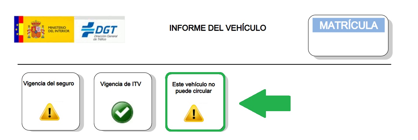 No puede circular